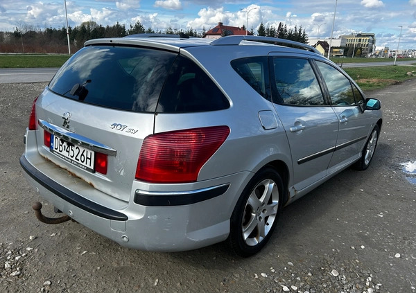 Peugeot 407 cena 2700 przebieg: 383000, rok produkcji 2005 z Wrocław małe 137